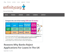 Tablet Screenshot of enfinitycorp.com
